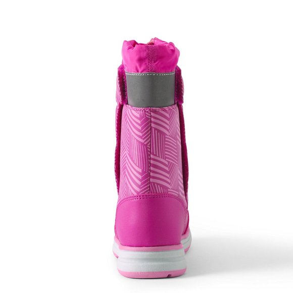 NIB Lands' End Snow Flurry Winter Boots RAPBERRY PINK GEO - Picture 3 of 6